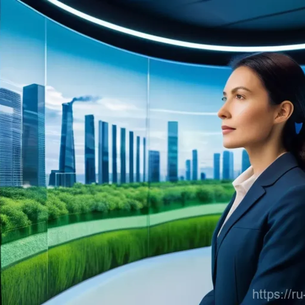 환경관리사와 지속 가능한 기업 사례 - **Prompt 1: The Visionary Ecological Strategist**
"A confident and intelligent female ecological...