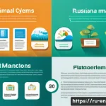 Home 22 환경관리사 시험 대비 추천 강의 - A detailed infographic illustrating the ecological management exam preparation process for Russian-s...